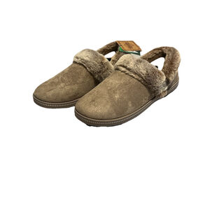 Skechers Cozy Tan Fur-Lined Women's Slippers
